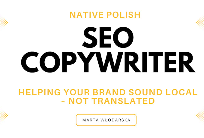 provide SEO polish copywriting and localization